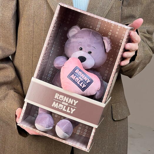 Мягкая игрушка мишка Ронни