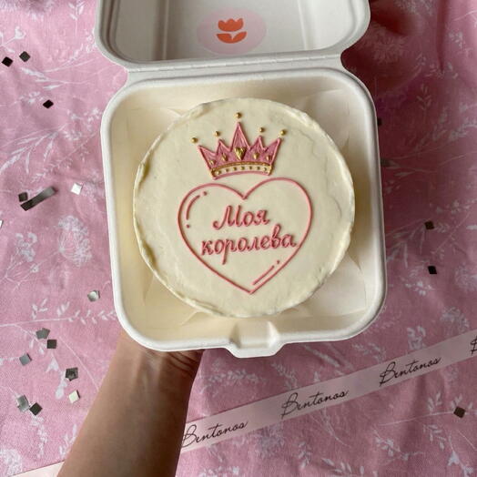 Бенто торт Моя королева на День Святого Валентина, коллекция «14 февраля»