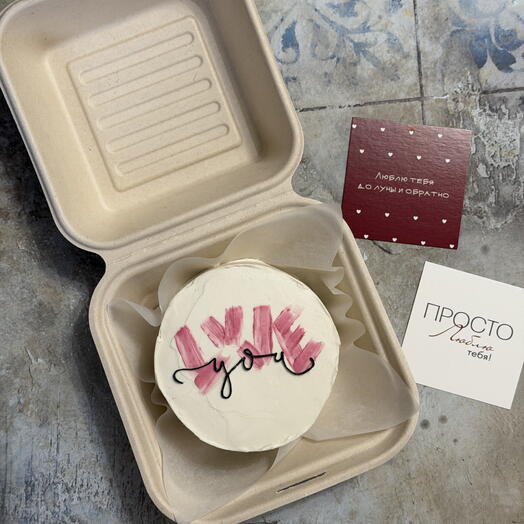 Веган бенто торт Любовь