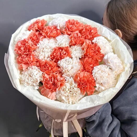 Монобукет из 25 диантусов (арт.3722)