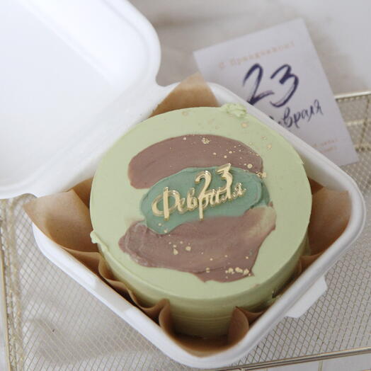 Бенто торт подарок мужчине парню на 23 февраля