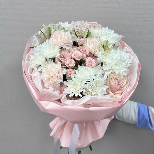 Нежный букет круглый🌸