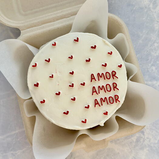 Бенто-торт «amor» на 23 февраля
