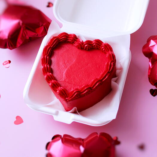 Бенто торт с рюшами и вашей надписью