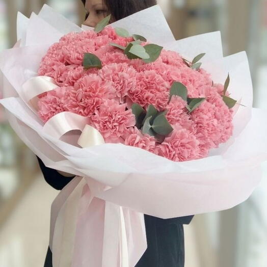 Букты из диантусов