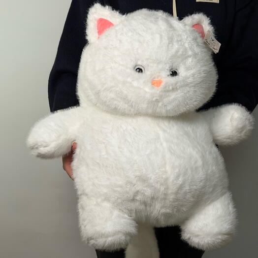 Мягкая игрушка Белый кот