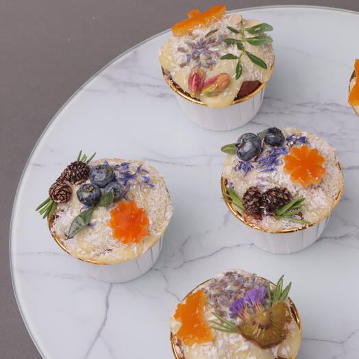 Вегетарианские капкейки "Портер летний" | от 4 шт. по 0,1 кг (ассорти) | постные нестрогие