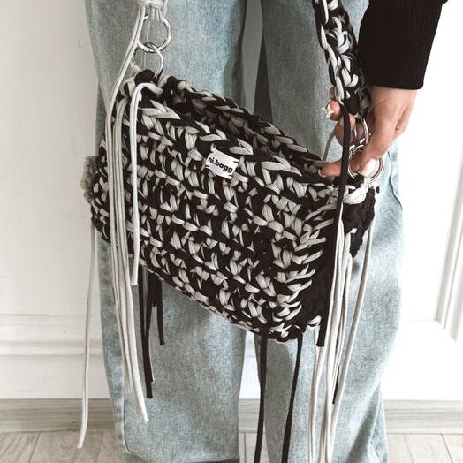 сумка черно-серая 🖤