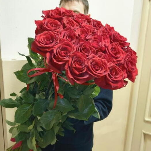Розы 25 штук 120 см