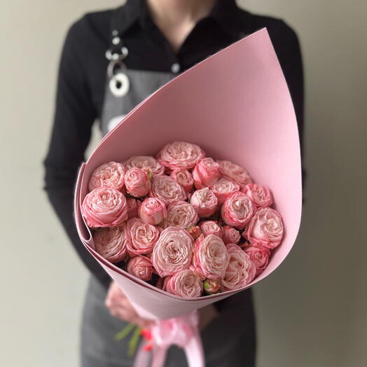 Букет из 5 кустовых роз Бомбастик🌸