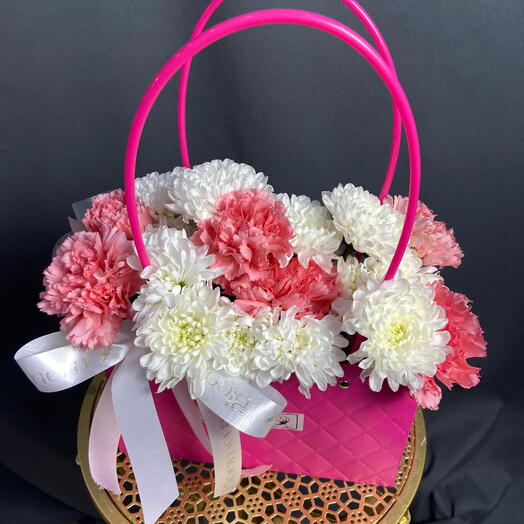 Flowers in handbags