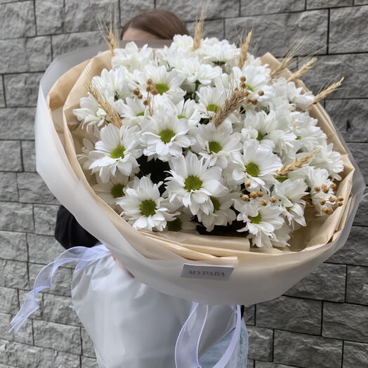 Букет « Ромашковых Хризантем»
