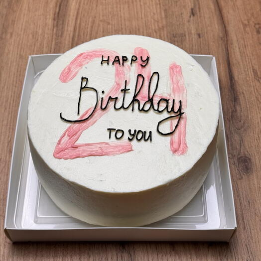 Бенто торт Happy Birthday с подписью под ваш заказ