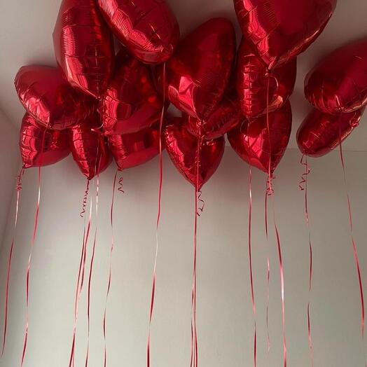 15 сердец под потолок