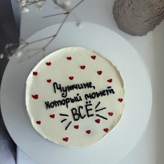 Бенто торт, для мужчины, который может всё