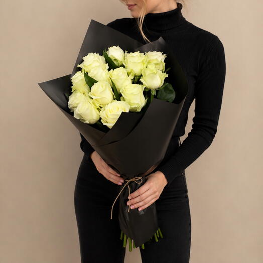 White Rose Classic Bouquet