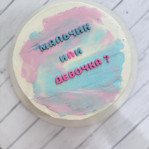 Торт гендер пати