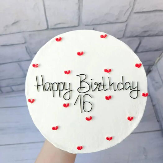Бенто торт happy birthday 16