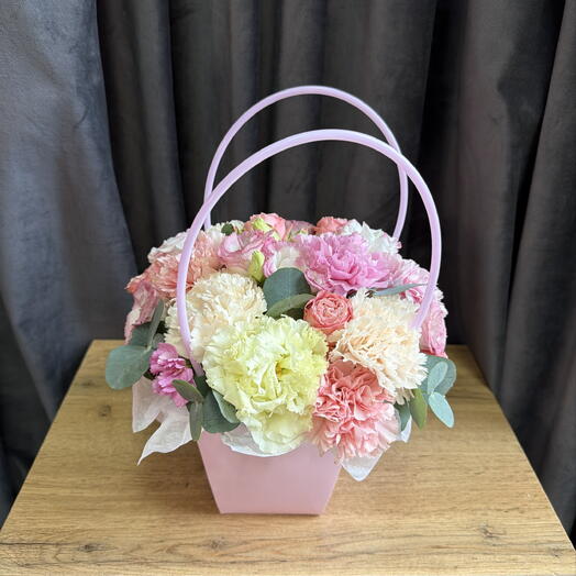 Композиция в сумочке «Розовая сумочка 🌸»