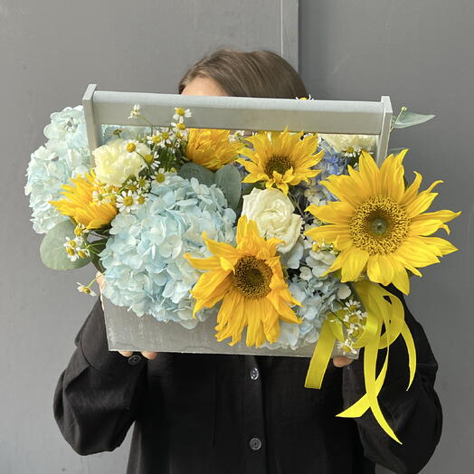 Композиция с Подсолнухами в стиле картины Ван Гога 🌼