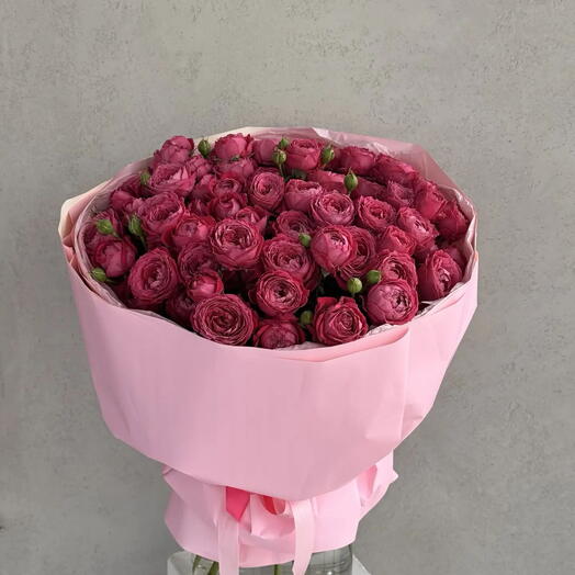 Кустовая роза 15шт