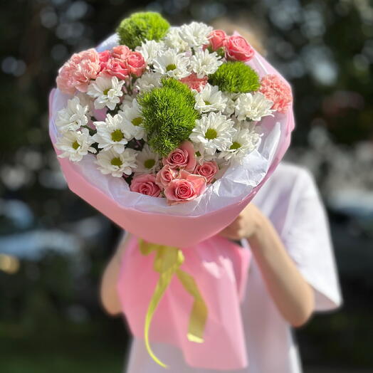 Букет летнее настроение 🩷💚