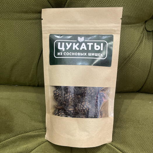 Цукаты из сосновых шишек