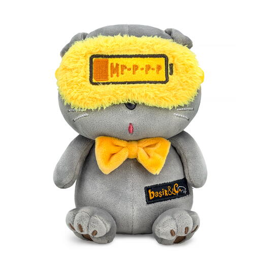 KsE-004 Игрушка Кот Басик "На подзарядке", 16 см