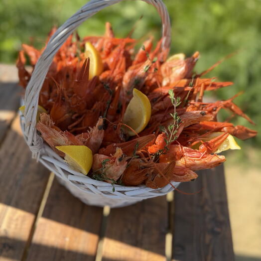 Корзина с раками