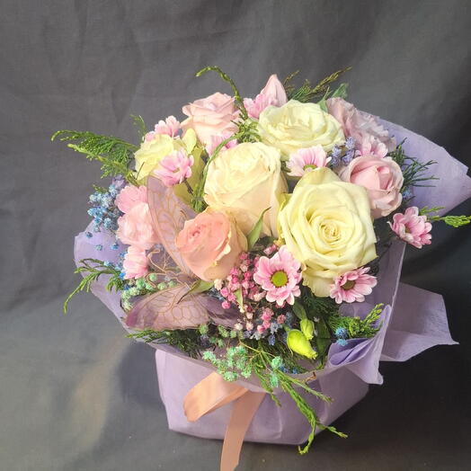 Сиреневый тортик цветов 💐