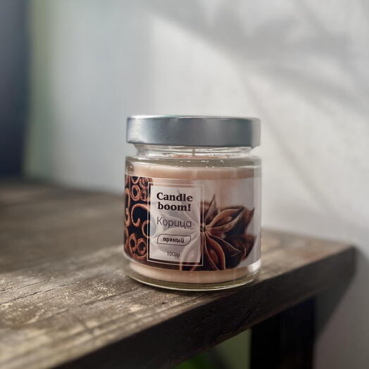 Аромасвеча CandleBoom! «Корица»