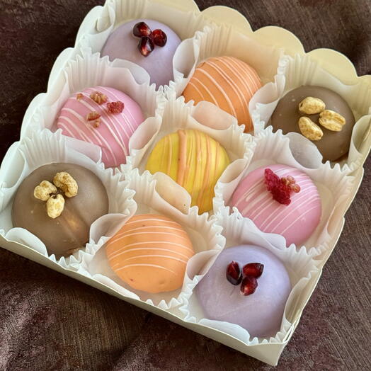 Зефирные конфеты в шоколаде с начинкой
