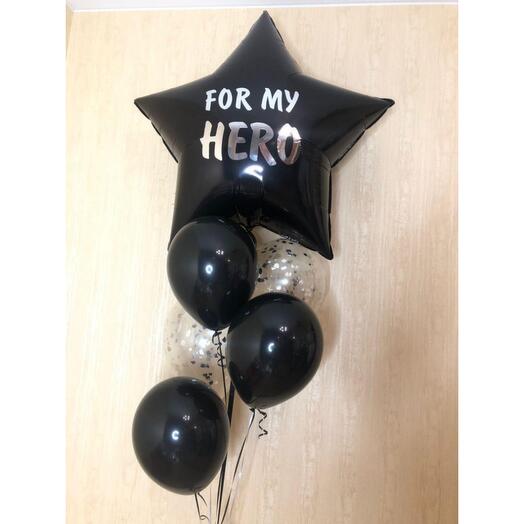 Globos de aire para mi héroe 6 piezas