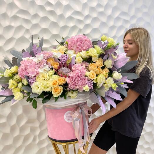 Flowers in a box