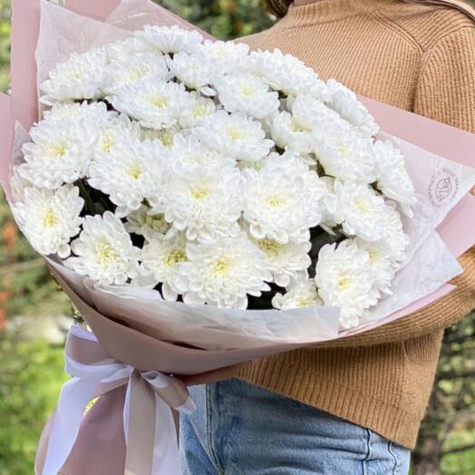 Bouquet of 9 chrysanthemums