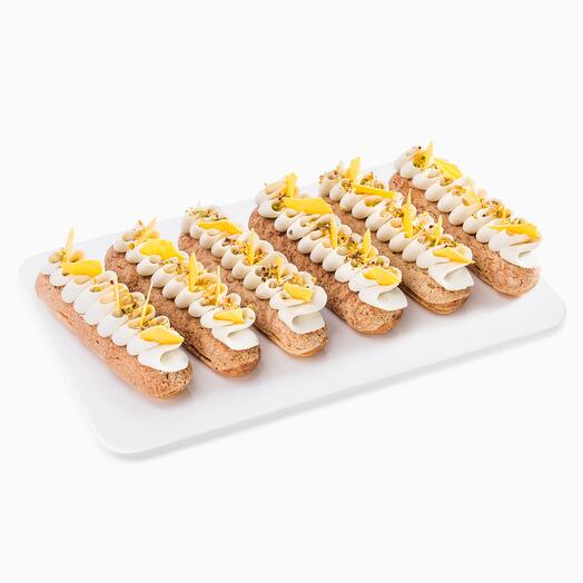 Juego de Eclair "mango-jazmín" (6 piezas)