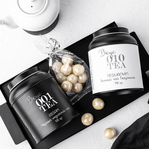 Set de regalo de té y dulces Semari Delicious