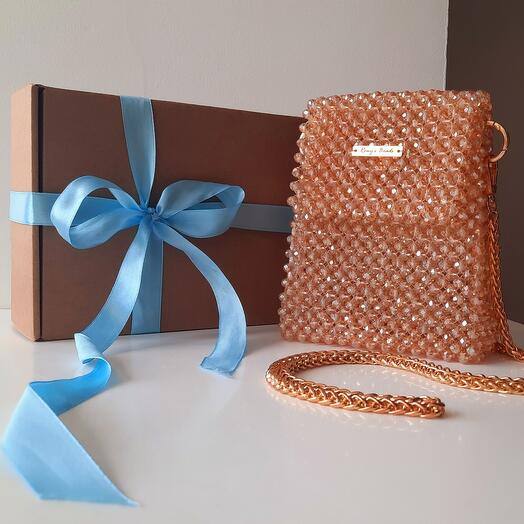 Bolsa de cuentas de cristal