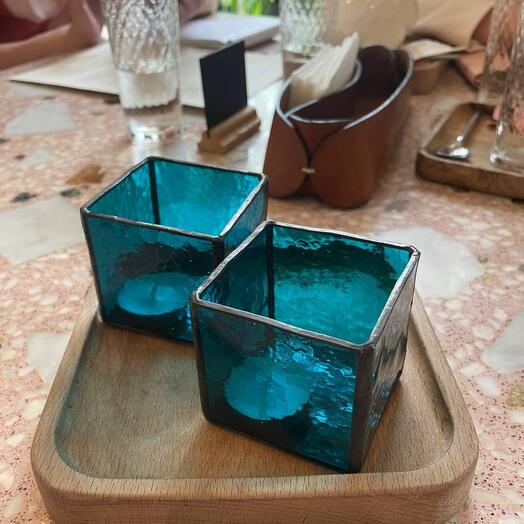 Подсвечники витражные