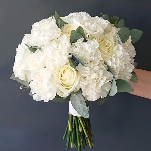 Ramo de boda con Dianthus