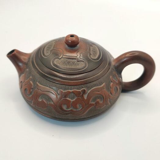 Чайник Орнамент, нисинская глина, 110 мл