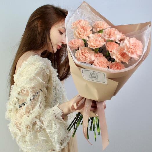 Монобукет из диантусов