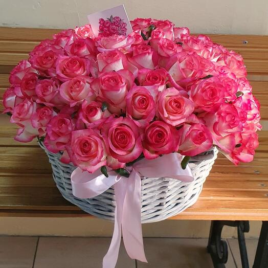 Basket of roses