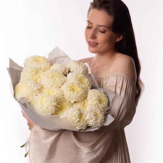 БУКЕТ 15 ХРИЗАНТЕМ (22)