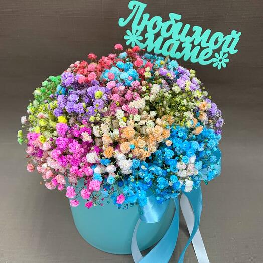 Gypsophila composition "To my beloved mother"