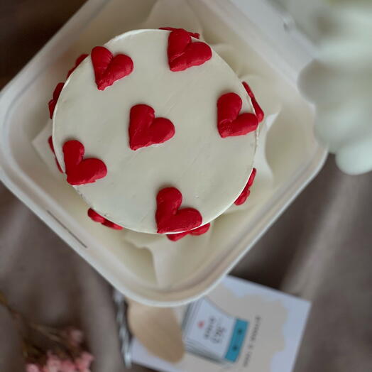 Бенто торт сердечки. Для мамы, жены. День всех влюбленных