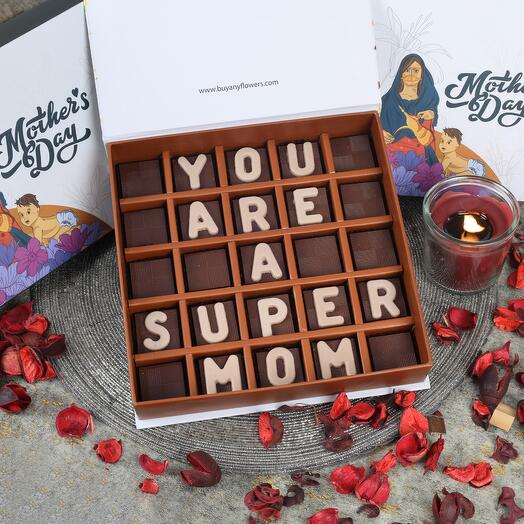 You Are A Super Mom Chocolates By Sweecho