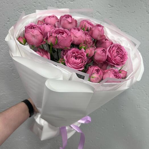 Букет пионовидных роз 💗