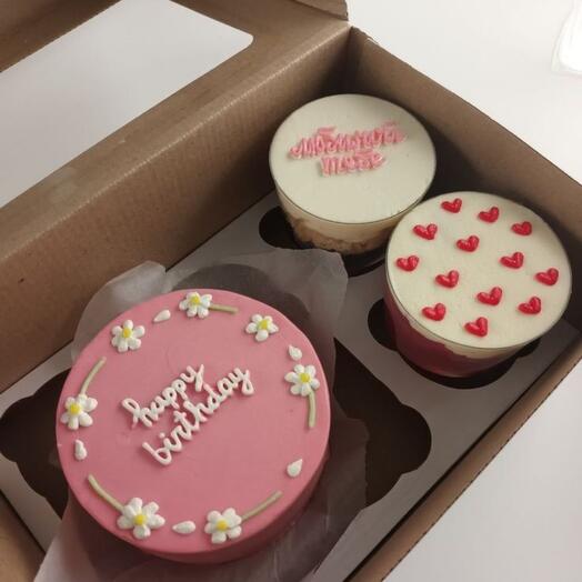 Сладкий  набор Бенто +капкейки