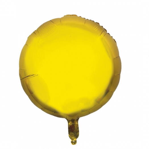Ballon à l helium rond or